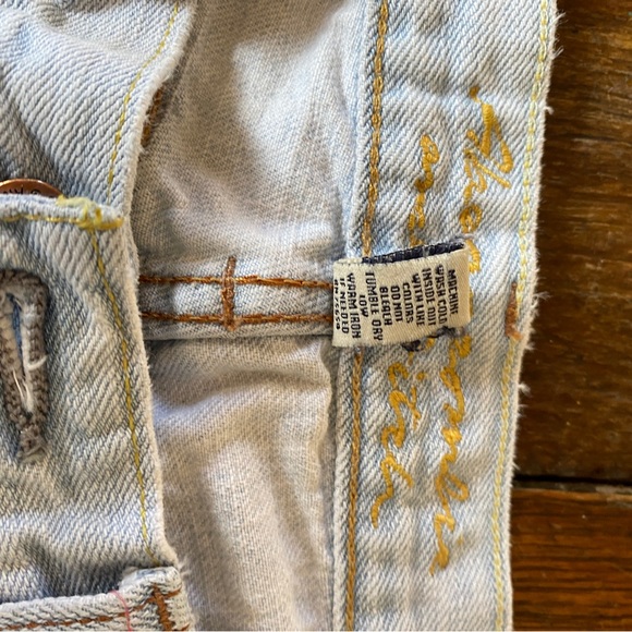 Abercrombie & Fitch Flare Jeans Y2K Light Wash Distressed Low Rise Madison 4S - Picture 4 of 8